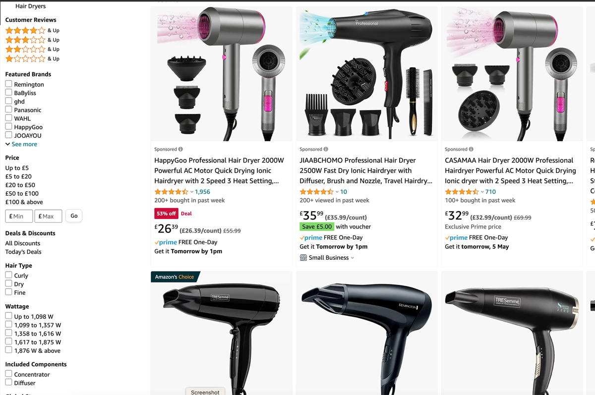 Axiom.ai price scraping amazon product data