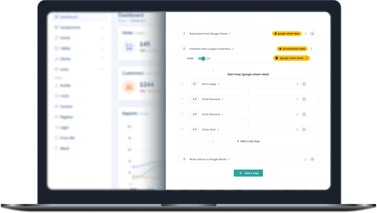 Axiom.ai automating Zego in the browser