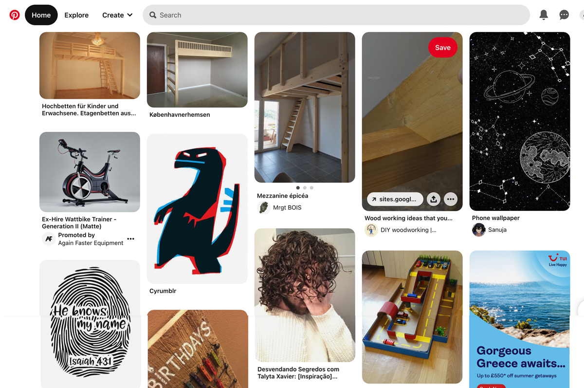 Pinterest being automated with axiom.ai no-code browser automation tool